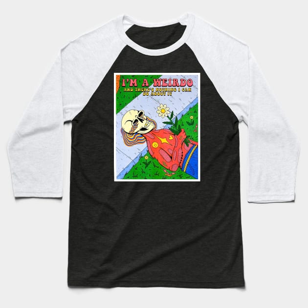 Weirdo Baseball T-Shirt by BigOrangeShirtShop